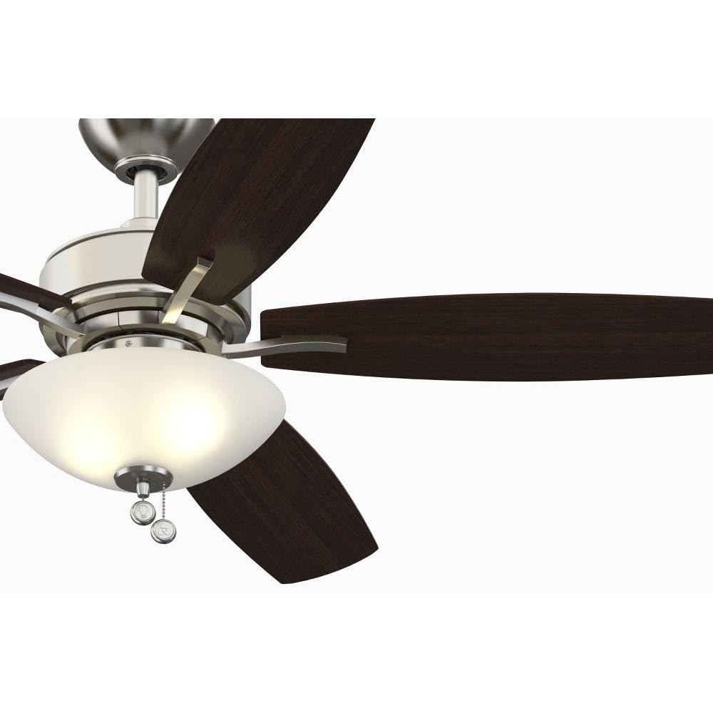 Fanimation Aire Deluxe 52 inch Indoor Ceiling Fan with LED Light Kit (Brushed Nickel) - Image 4