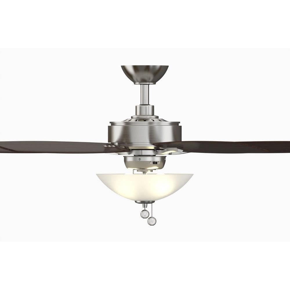 Fanimation Aire Deluxe 52 inch Indoor Ceiling Fan with LED Light Kit (Brushed Nickel) - Image 5