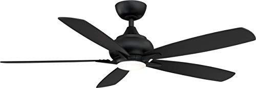 Fanimation Doren 52 inch Indoor Ceiling Fan with LED Light Kit - Black - Image 3