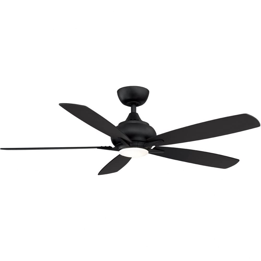 Fanimation Doren 52 inch Indoor Ceiling Fan with LED Light Kit - Black - Image 4