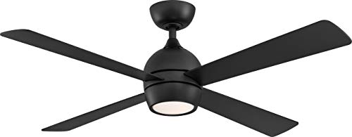 Fanimation Kwad 52 inch Indoor Ceiling Fan with LED Light Kit - Black - Image 4