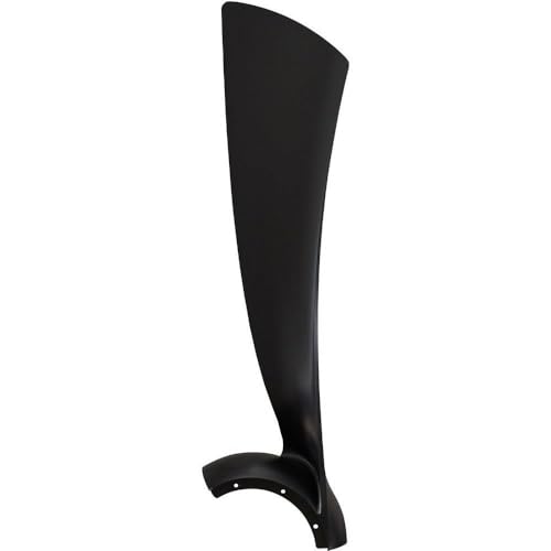 Fanimation Wrap Custom 52 inch Indoor/Outdoor Ceiling Fan Blades - Set of 3 - Black - Image 5