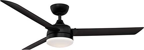 Fanimation Xeno Wet 56 inch Indoor/Outdoor Ceiling Fan with LED Light Kit - Black with Black blades - Image 3